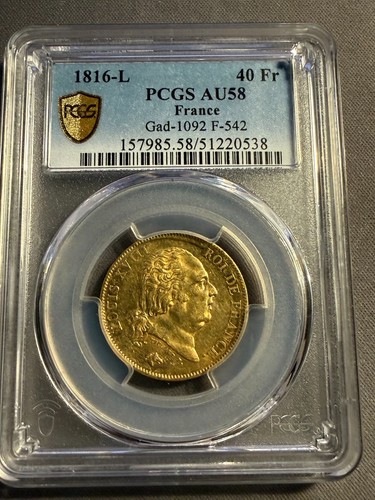 Francs louis xviii - or, 1816