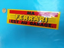 Stickers Ma ferrari est au