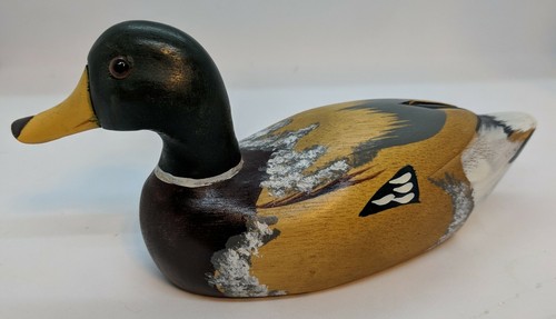 Hand painted duck decoy - duck,