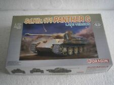 MAQUETTE WW2 CHAR PANZER ALLEMAND SDKFZ 171 PANTHER. G  DRAGON 7206 1/72