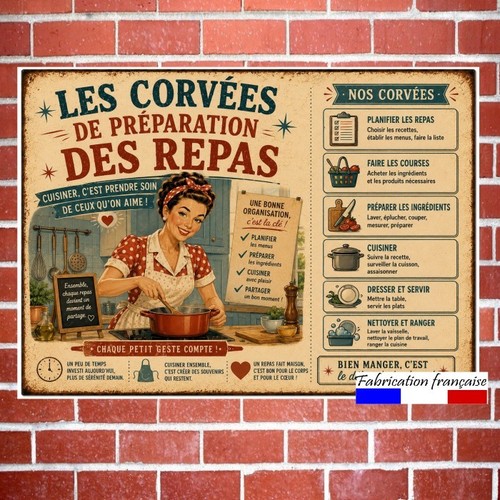 Plaque aluminium vintage - plaque,