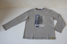 Timberland - 10 ans Garçon T shirt manches longues 100% coton – Gris TBE