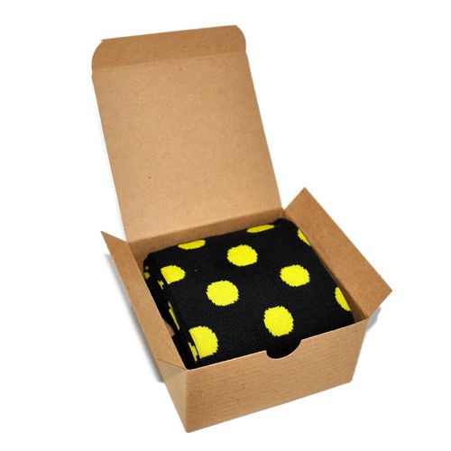 Mens socks gift box polka - mens, dot