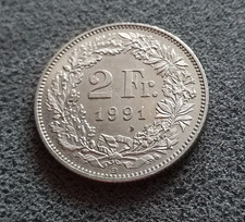 Suisse 2 Francs 1991 B KM:21a