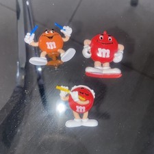 Lot De 3 Figurines m&m’s Vintage 