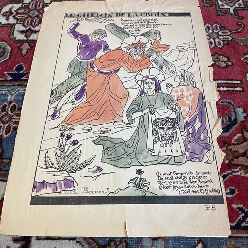 émile bernard lithographie - bernard,