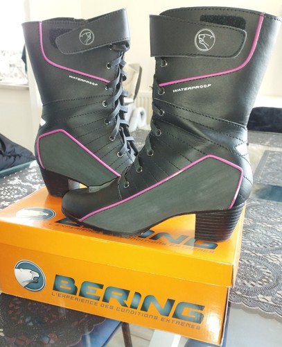 Bottes moto femme - femme, talon