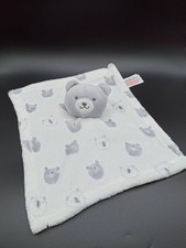 Doudou plat ours - gris &