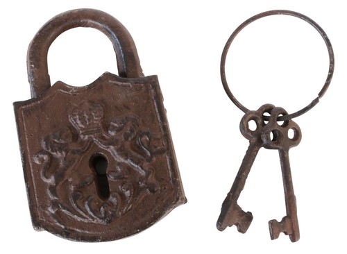 Boite clés cadenas style - boite,