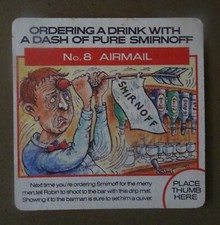 sous bock SMIRNOFF N°8 /