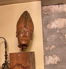 TÉTE DE DÉESSE EGYPTIENNE EN