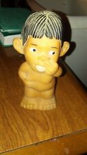 Vintage Boy Picking 👃Squeeze Toy Rare Rubber 5.5 inches tall South America?