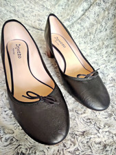 REPETTO - Modèle  Farah Escarpins Cuir Noir - P41