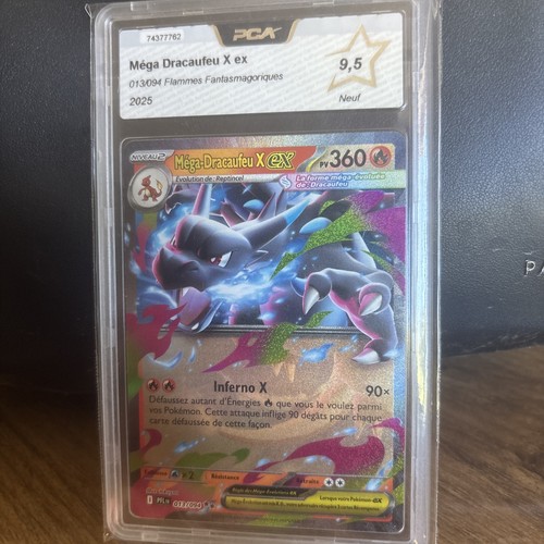 Carte pokémon gradée - carte,