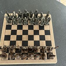 Figurines Jeu Échec En Métal  Guerriers Et Royaume Maure-Sahel-Sahara…