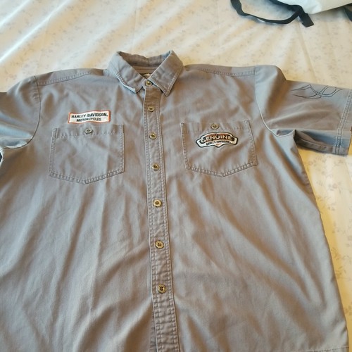 Harley davidson button front - harley,