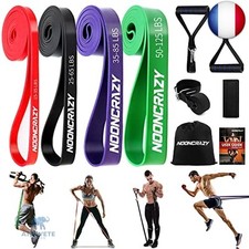 Elastique Musculation, 4 Résistance Différentes Elastique Sport, Bande de R