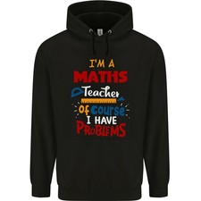 Hoodie Amusant Pour Enseignant De Maths En Coton 80%