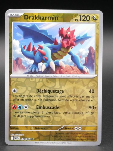 Carte pokémon drakkarmin - carte,