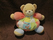 doudou peluche ours patapouf multicolore anniversaire Kaloo  Etat neuf