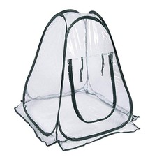 Mini tente pop up serre transparente hiver pliable pot de fleurs couverture en