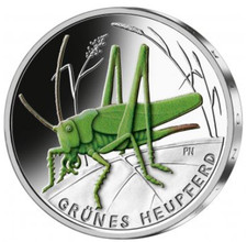 5€ Euros Allemagne 2024 Insectes 6/9 Sauterelle - Gruenes Heupferd