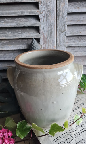 Ancien broc pichet faisselle - ancien,
