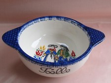 Bol à oreilles faïence de