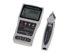 Testeur réseau cuivre et fibre avec fonction multimètre