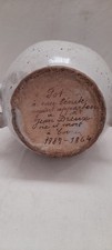 Rare Pot a eau Benite Nevers XVIII ème Gourde faïence Émaillée Jean Dreux 1789