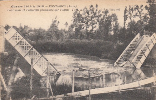 Cpa guerre ww1 pont arcy - cpa,