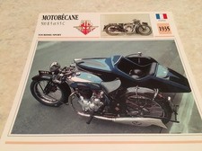 Carte moto Motobécane 500 R5 S5C 1935 collection Atlas France 