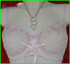 Soutien Gorge MIRIALE Rose pale Nœud brodés taille 105D FR - AA59