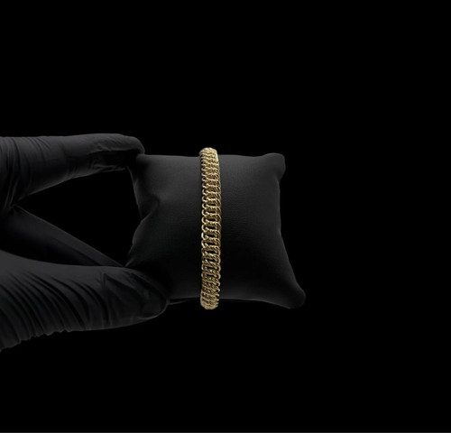 Bracelet maille américaine - , en