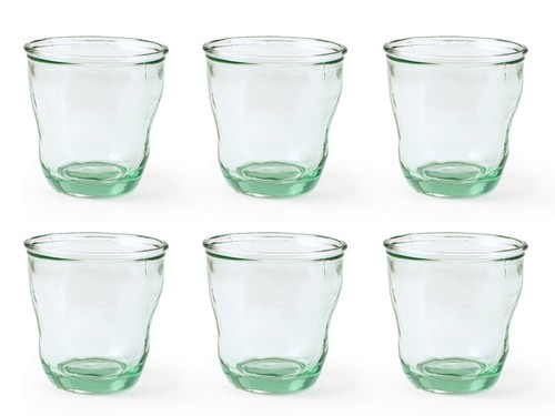 Verres en verre recyclé - 6,