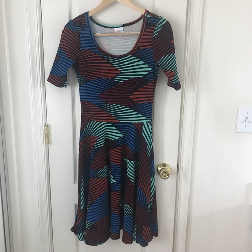 Preowned lularoe nicole dress - nicole,