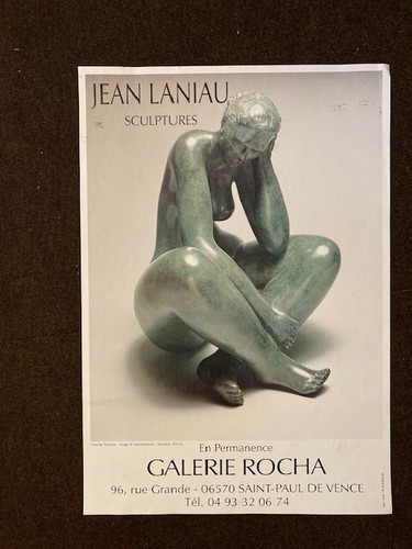 Affiche jean laniau saint - affiche, laniau,