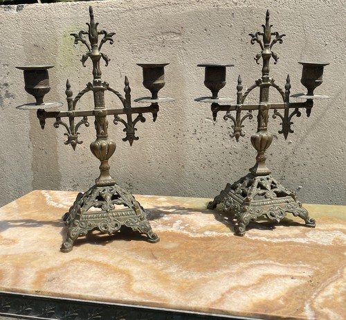 Paire superbes chandeliers - de,