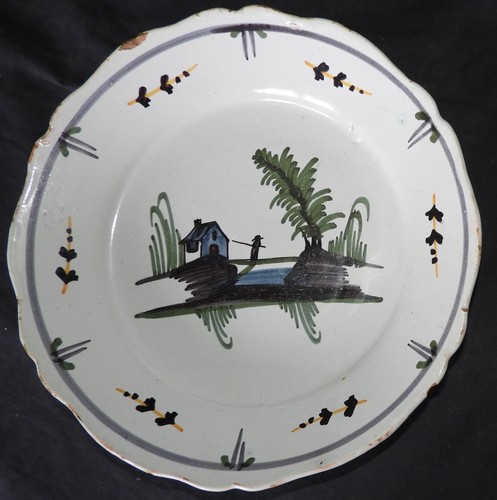 Assiette nevers 19ème - 19ème, cm
