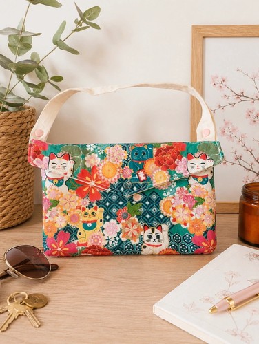 Pochette matelassée motif - pochette,