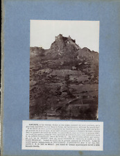 France, Couzan, Château Féodal vintage print tirage d'époque  30,5x23,5