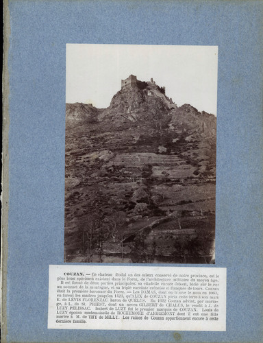 France couzan château - couzan,,