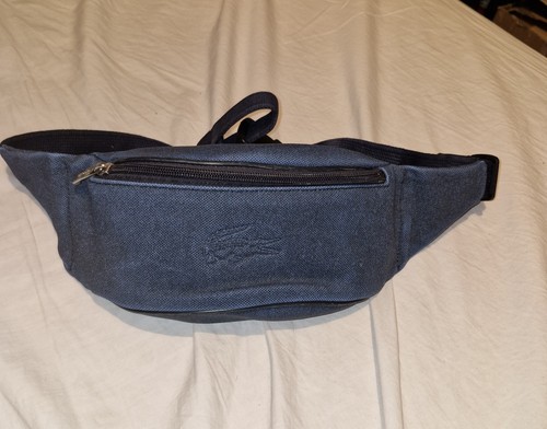 Sac banane lacoste bleu - lacoste,