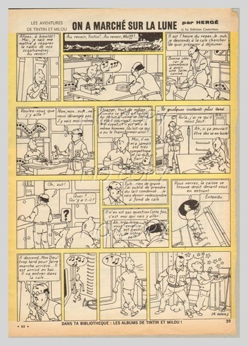 1966 tintin marché - 1966, a