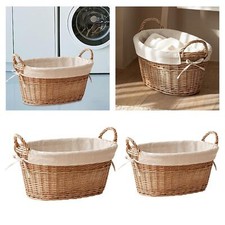 Panier à linge en osier pour vêtements sales, pour salon, hôtel, chambre à