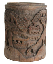 Pot à Pinceau en Bambou