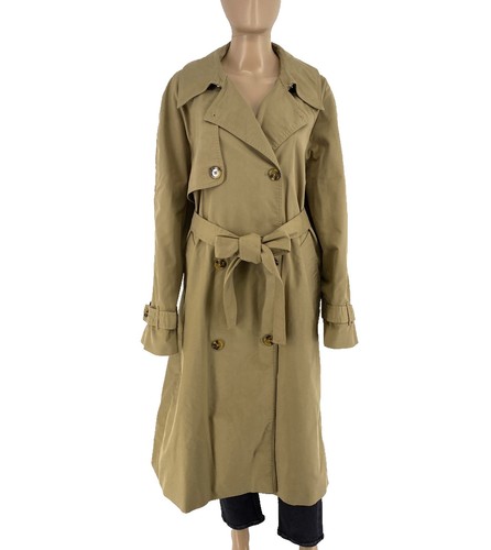 Manteau trench ceinturé - manteau,