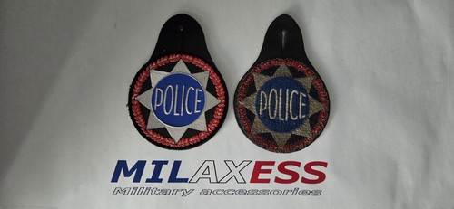 Pack rondaches brodé police - 2,
