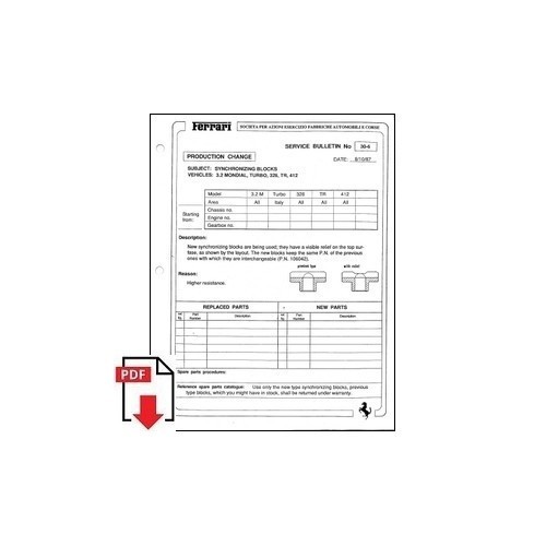 1987 ferrari service bulletin - ferrari,