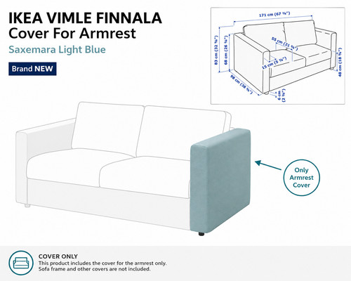 Housse ikea vimle finnala pour - housse,
